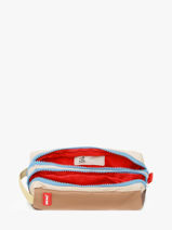 Pennenzak 2 Compartimenten Hello hossy Bruin cool kids P-vue-porte